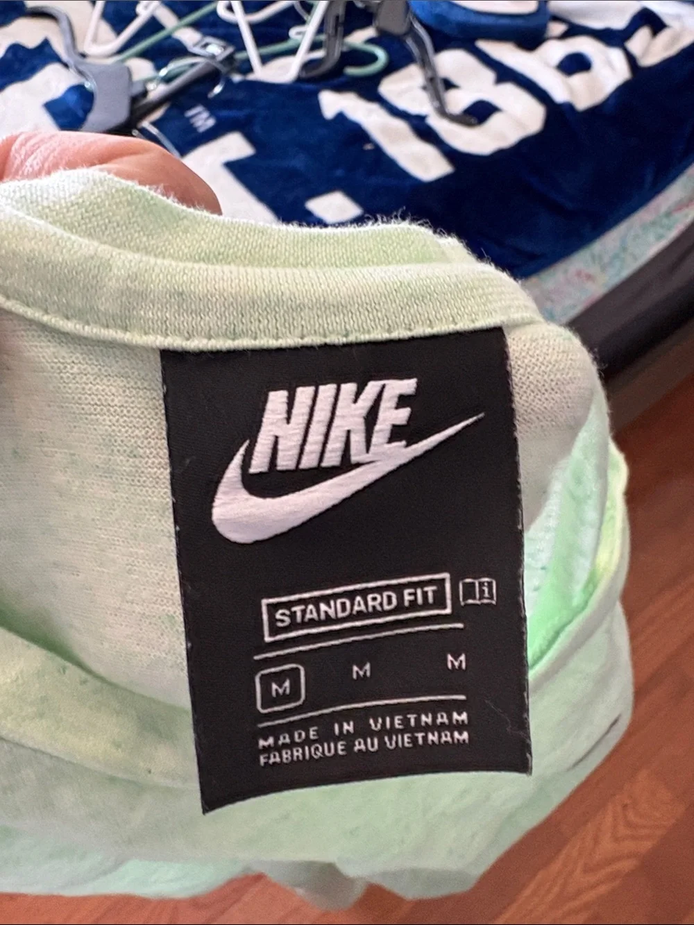 Kids Nike Mint Green Dress Logo Crew Tee